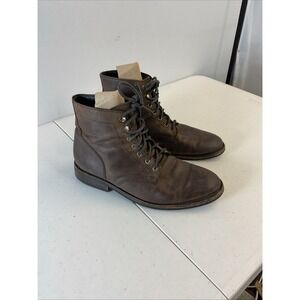 Thursday Boot Company Mens 10 President Tobacco Brown Leather Handmade Boots